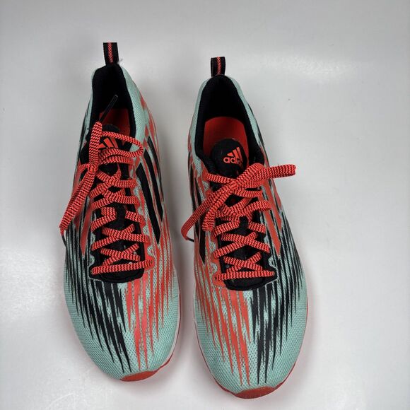 Adidas Unisex Track Spikes Sprint Shoes US 9.5 Mint Coral racing cleats main image 15